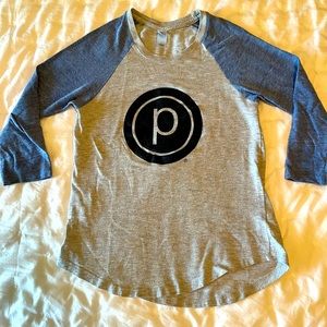 Pure Barre baseball Tee